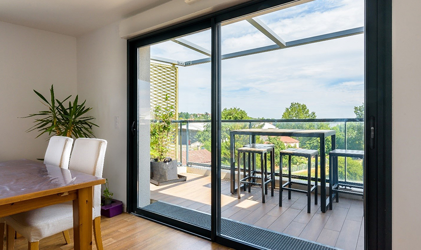 Aesthetics Aluminium Sliding Windows for Balconies