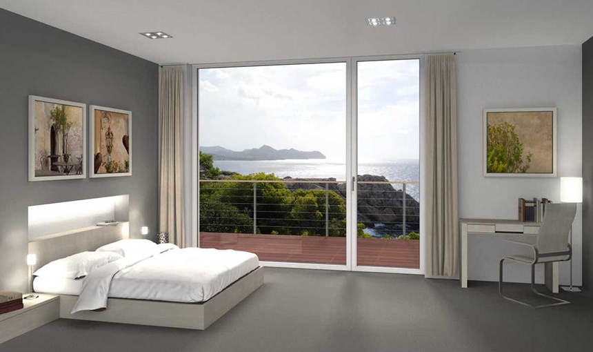 Why are uPVC doors used?