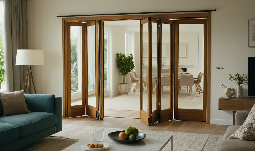Stylish uPVC slide and fold doors for modern homes