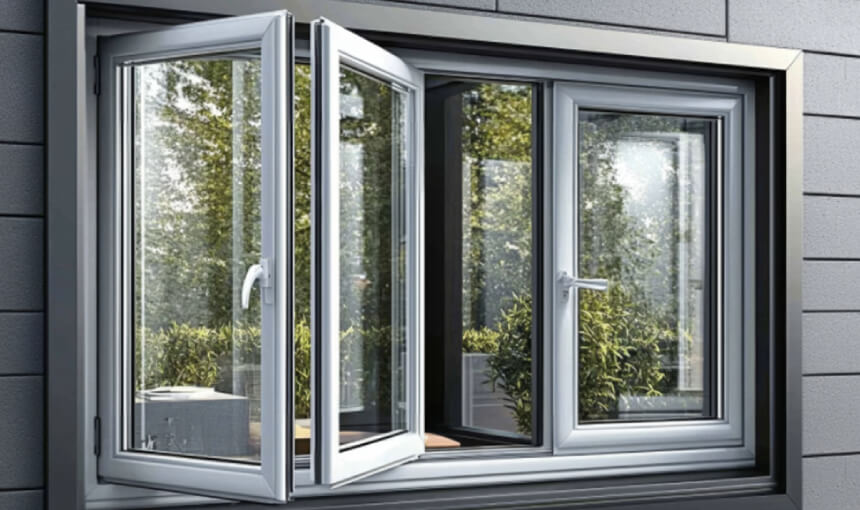 Modern uPVC casement window design