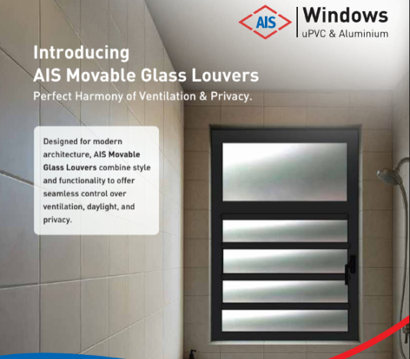 Movable Glass Louvers