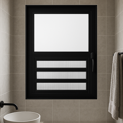 Movable Glass Louvers